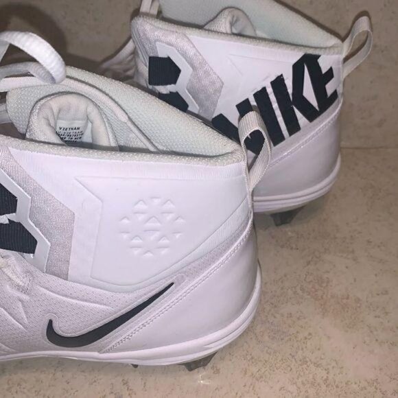 Nike Force White Salvage Pro TD Sample Football Sport Athletic Cleats size 16 main image 5